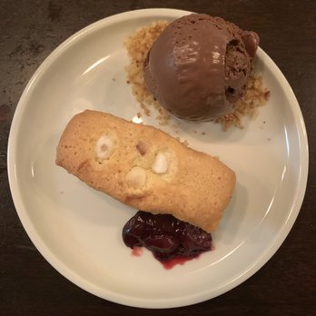 Zaytinya - Olive oil cake with chocolate ice cream - Greek Near Me - Washington, DC, District of Columbia