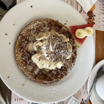 La Casa Del Waffle - Banana Waffle - Coffee & Tea Near Me - Puerto Vallarta, JAL