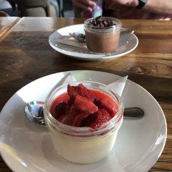 Communal - Panna cotta and pot de creme for dessert - New American Near Me - Provo, Utah
