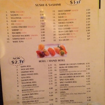 Fugu Sushi - Menu 11.2014 - Sushi Bars Near Me - Brooklyn, New York