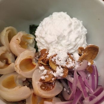 Rose's Luxury - pork sausage and lychee salad - so yummy! - New American Near Me - Washington, DC, District of Columbia