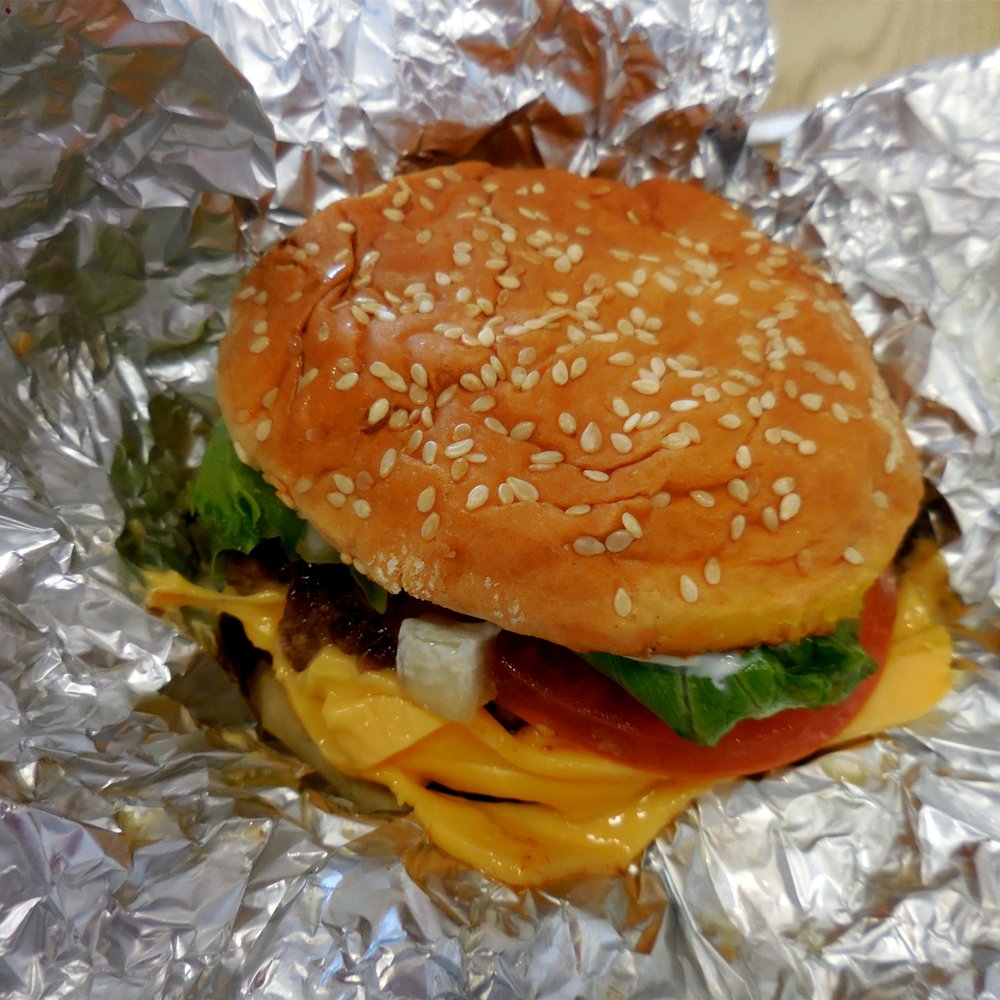 Five Guys - Bacon Cheeseburger - Fast Food Near Me - Mesa, Arizona Five Guys - Bacon Cheeseburger - Fast Food Near Me - Mesa, Arizona