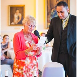 Kooldip Productions - Kooldip holding the mic for our grandma