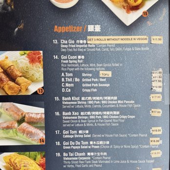 An Chi - Menu 4/15/26 - Vietnamese Near Me - San Francisco, California