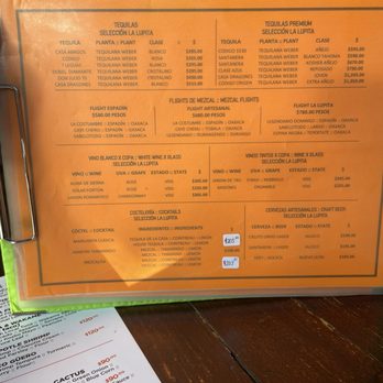 La Lupita - Hotel menu - Tacos Near Me - Cabo San Lucas, BCS La Lupita - Hotel menu - Tacos Near Me - Cabo San Lucas, BCS