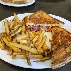Fran's Family Restaurant - Rueben w/ hand cut fries.