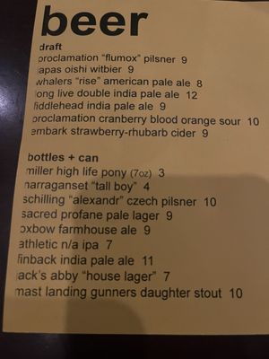 Menu photo 5 The Eddy Providence, RI