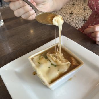 Clafoutis - French onion soup - French Near Me - Santa Fe, New Mexico Clafoutis - French onion soup - French Near Me - Santa Fe, New Mexico