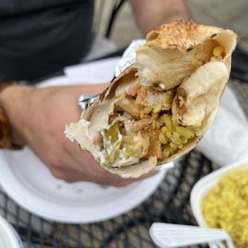 Zamaan Cafe - Riz Bi Dajaj Wrap - Middle Eastern Near Me - Ann Arbor, Michigan