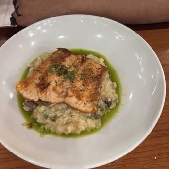 Cucina Bella - Risotto Salmon - Italian Near Me - Denver, Colorado Cucina Bella - Risotto Salmon - Italian Near Me - Denver, Colorado