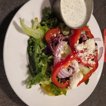 West First Wood-Fired - Greek Salad with Anchovies - Pizza Near Me - Hendersonville, North Carolina West First Wood-Fired - Greek Salad with Anchovies - Pizza Near Me - Hendersonville, North Carolina