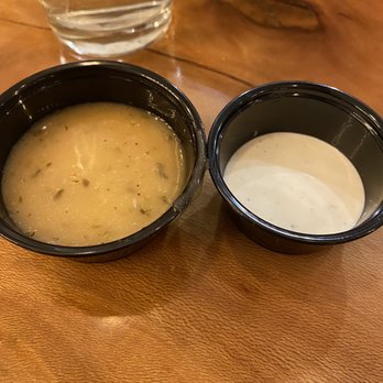 Cornerstone - Greek vinegaraitte and ranch (both homemade) - American Near Me - Asheville, North Carolina