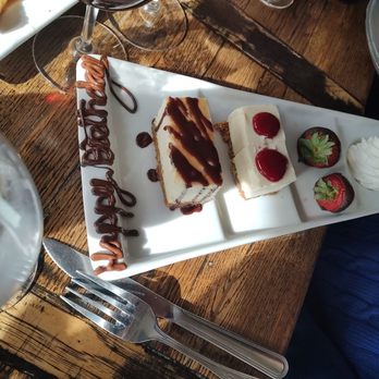 Wolf Mountain Vineyards - birthday dessert - Wineries Near Me - Dahlonega, Georgia
