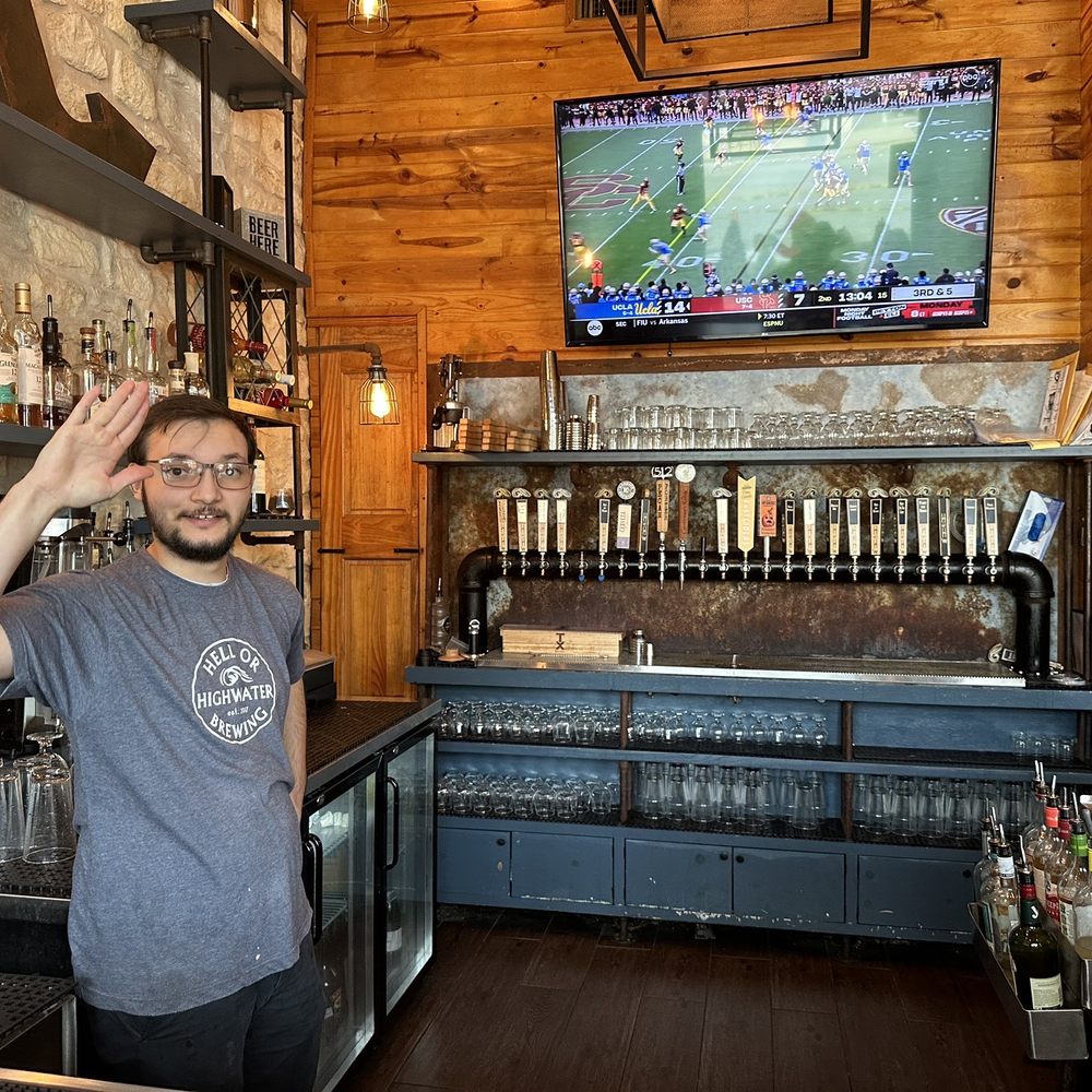 Float The River Brewing - Ray being friendly! - American Near Me - Liberty Hill, Texas Float The River Brewing - Ray being friendly! - American Near Me - Liberty Hill, Texas