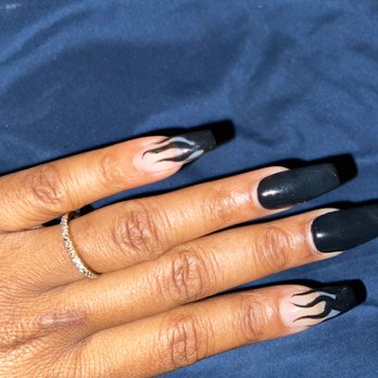 Anna Nails - Supposed to be dire fire. Polish wasn't applied correctly - Nail Salons Near Me - Grandview, Missouri Anna Nails - Supposed to be dire fire. Polish wasn't applied correctly - Nail Salons Near Me - Grandview, Missouri