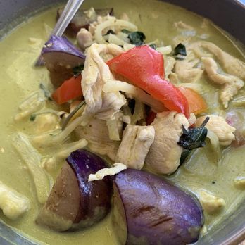 Amarin Thai Cuisine - Thai green curry with chicken (doesn't come with rice) - Thai Near Me - Lafayette, California Amarin Thai Cuisine - Thai green curry with chicken (doesn't come with rice) - Thai Near Me - Lafayette, California