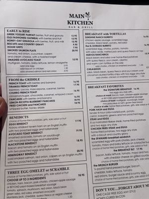 Menu photo 7 Main Kitchen Bar & Grill Canoga Park, CA Menu photo 7 Main Kitchen Bar & Grill Canoga Park, CA