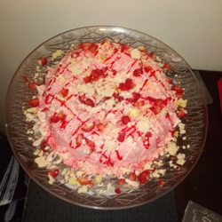 Purple Love Treats - Strawberry shortcake bundt cake