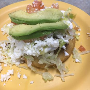 Taqueria Guerrero - Sope with al pastor meat - Mexican Near Me - Grover Beach, California Taqueria Guerrero - Sope with al pastor meat - Mexican Near Me - Grover Beach, California