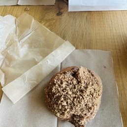 Apple crumble fritter
