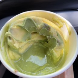 Mango matcha was hollow inside but very good flavor