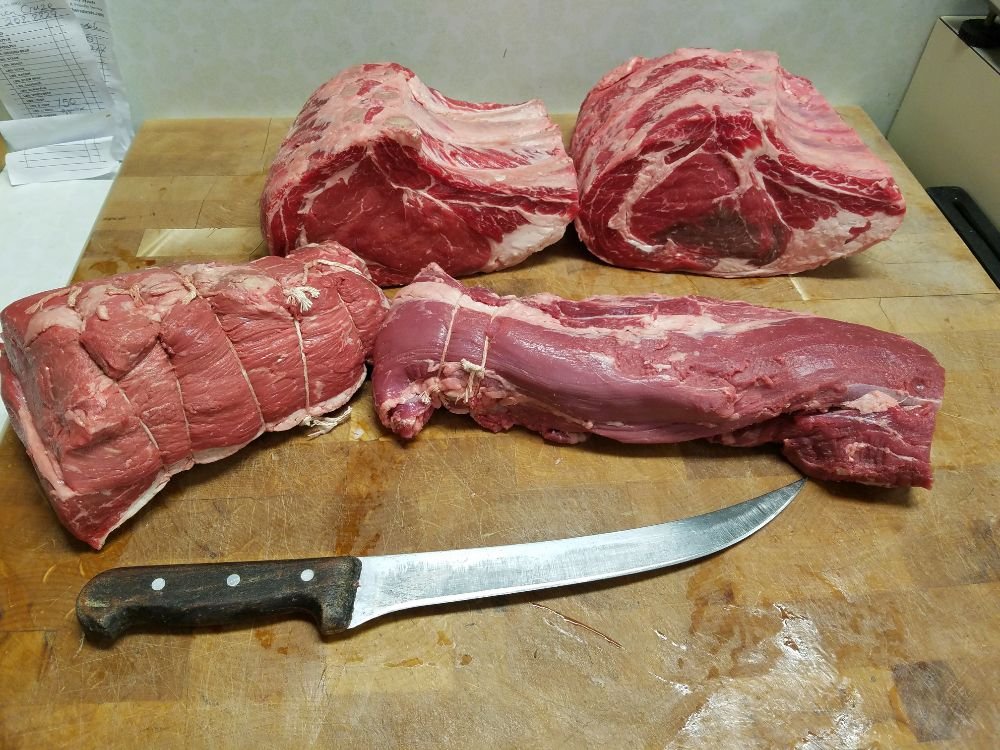 Rib roasts, rump roasts, filets. Cut to order. Yelp