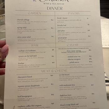 Corbeaux Wine & Tea House - Dinner menu - Wine Bars Near Me - Temecula, California Corbeaux Wine & Tea House - Dinner menu - Wine Bars Near Me - Temecula, California