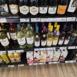 Chevron - Wine prices are very expensive even for a gas station...