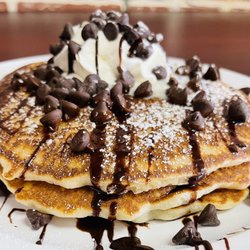 Sweet Desert Cafe - Chocolate Chip Pancakes.