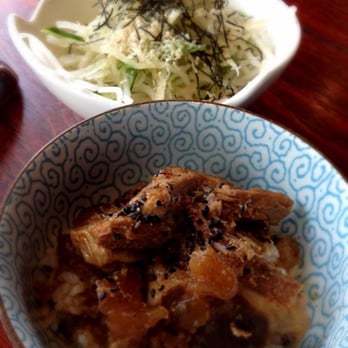 Ramen Parlor - Set B with Daikon Salad and Rib over rice - Ramen Near Me - San Mateo, California Ramen Parlor - Set B with Daikon Salad and Rib over rice - Ramen Near Me - San Mateo, California