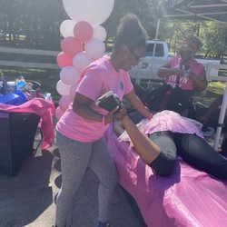 Massage World MedSpa - Breast Cancer Awareness Stretch Therapy Participants