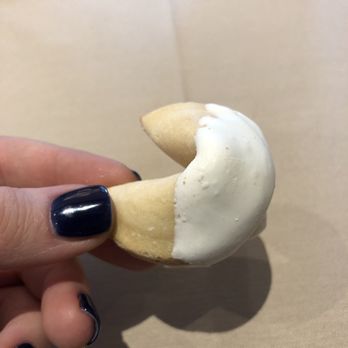 Panda Inn - Yummy White Chocolate Dipped Cookies - Chinese Near Me - Glendale, California Panda Inn - Yummy White Chocolate Dipped Cookies - Chinese Near Me - Glendale, California