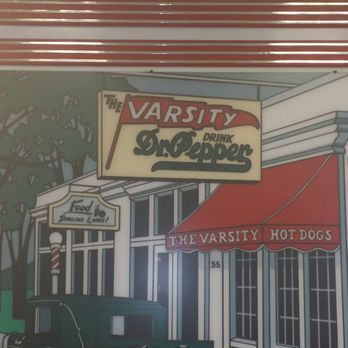 The Varsity - Outside with famous sign - Burgers Near Me - Atlanta, Georgia The Varsity - Outside with famous sign - Burgers Near Me - Atlanta, Georgia