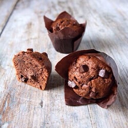 The Mine Pub - Chocolate muffin