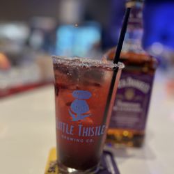 Chip Shots - BlackBerry Smash, specialty cocktail.