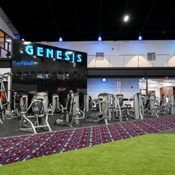 Genesis Health Clubs - KC Racquet Club - Gym floor Genesis