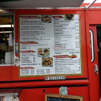 The Taco Truck - menu - Food Trucks Near Me - Stuart, Florida