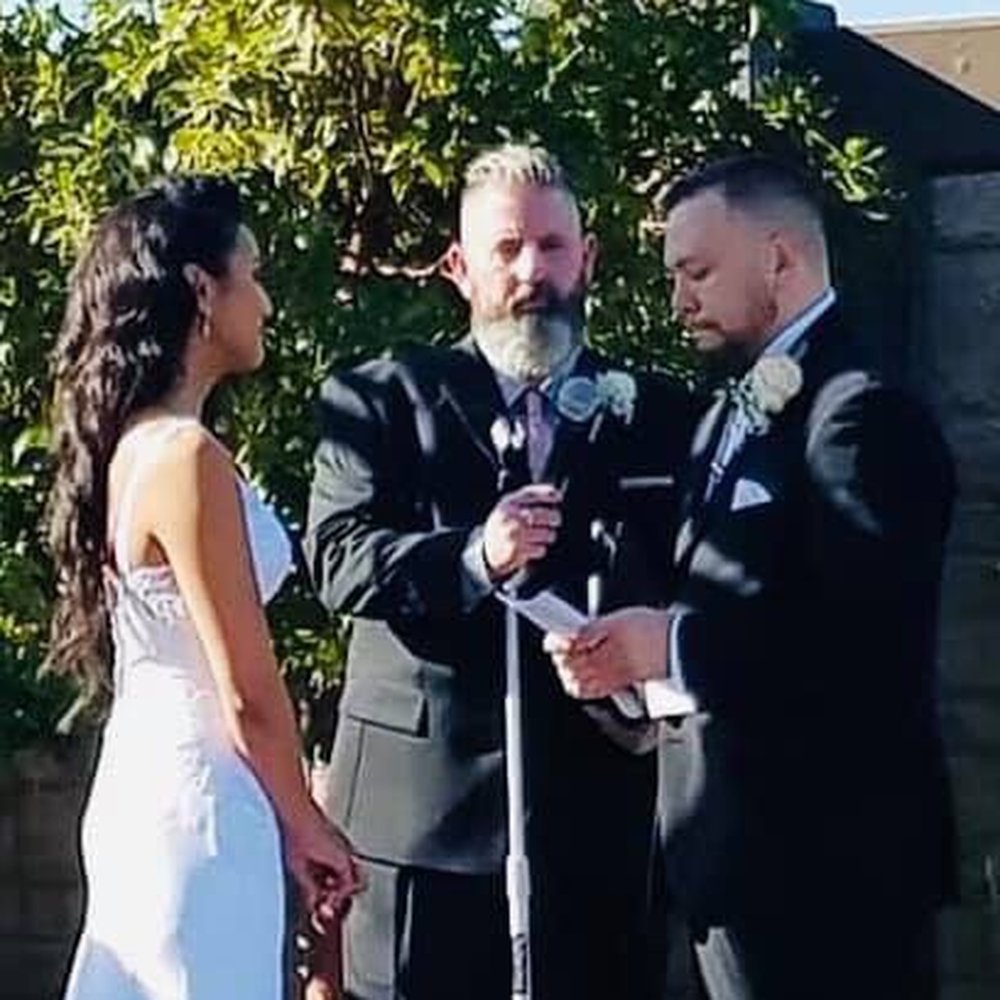 Djbcarrion - Provided mic for our officiant, Ceremonies By Scott, and also Keoni (videographer) provided a hidden mic on Groom's jacket for video! - DJs Near Me Djbcarrion - Provided mic for our officiant, Ceremonies By Scott, and also Keoni (videographer) provided a hidden mic on Groom's jacket for video! - DJs Near Me