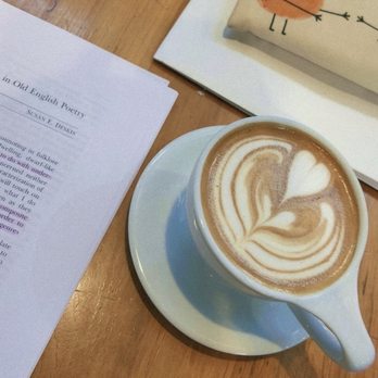 Farmers Union Coffee Roasters - I got an oatmilk caramel latte! - Coffee & Tea Near Me - Eugene, Oregon