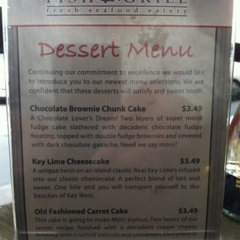 California Fish Grill - Desserts - Seafood Near Me - Brea, California California Fish Grill - Desserts - Seafood Near Me - Brea, California