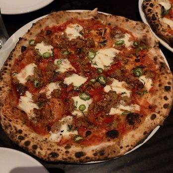Vesta - Sausage & Honey Pizza - Pizza Near Me - Redwood City, California Vesta - Sausage & Honey Pizza - Pizza Near Me - Redwood City, California