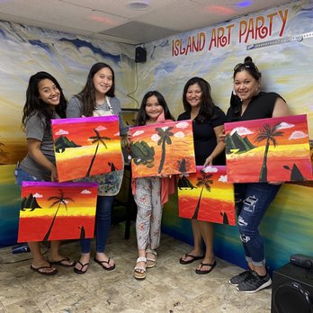 Island Art Party - Paint & Sip Near Me
