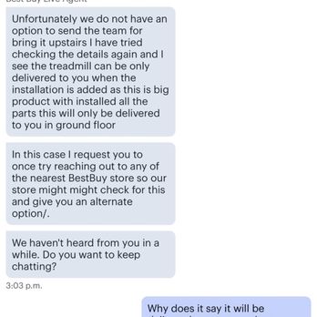 Best Buy Centennial - This is what one of the chat people told me. - Computers Near Me - Las Vegas, Nevada