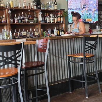 The Front Row - The bar with one of the bartenders. - Bars Near Me - Roanoke, Virginia The Front Row - The bar with one of the bartenders. - Bars Near Me - Roanoke, Virginia