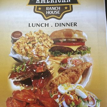 American Ranch House - Their menu cover - Seafood Near Me - Birmingham, Alabama American Ranch House - Their menu cover - Seafood Near Me - Birmingham, Alabama