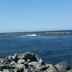 Coquille River North Jetty - Jetty extending into the Pacific Ocean