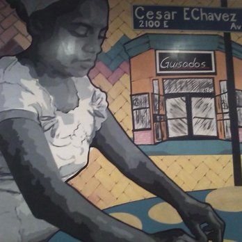 Guisados - Mural on the wall. It had a continuation on the other side.. - Tacos Near Me - Burbank, California Guisados - Mural on the wall. It had a continuation on the other side.. - Tacos Near Me - Burbank, California