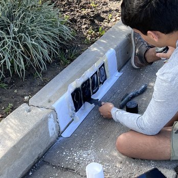 Curb painting example 3