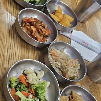Mina's Korean BBQ - Banchan - Korean Near Me - San Jose, California