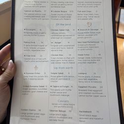 Wolcott's Restaurant - Menu. They change it seasonally and have specials!